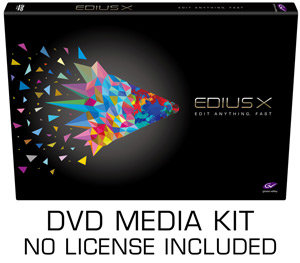 EDIUS X DVD Media Kit (DVD Box)
