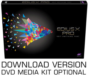 Grassvalley Edius X Pro upgrade van Edius 9 Pro of Workgroup