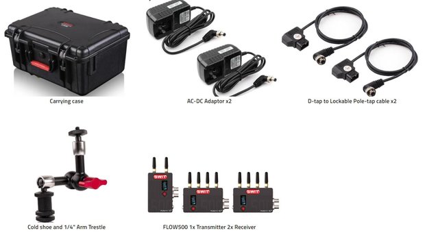 Swit Flow 500 SDI&HDMI 500ft/150m Wireless System