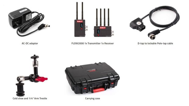 Swit FLOW2000, SDI&HDMI 600m Wireless System, DFS Comply